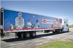 Tyson Foods’ 53 foot disaster relief trailer was deployed Monday morning after devastating tornados struck Central Arkansas over the weekend.