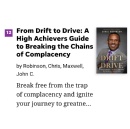 Chris Robinsons From Drift to Drive Climbs to #12 on the USA Today Best Seller List