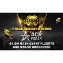 Final OSS XL Sunday at Americas Cardroom Comes With $4.5 Million in Main Event Guarantees�