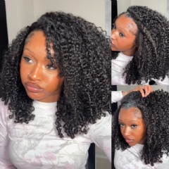 Isee Hair Kinky Curly Half Wig Combines Natural Curls with Quick, Glueless Installation