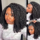 Isee Hair Kinky Curly Half Wig Combines Natural Curls with Quick, Glueless Installation