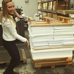 Waste not, want not: Tucson-based print company prepares to donate much needed paper to an eager area school.