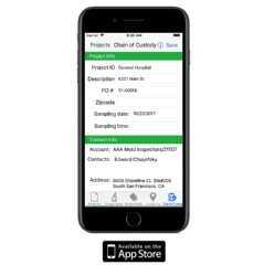 EMLab P&K Chain of Custody for iOS
