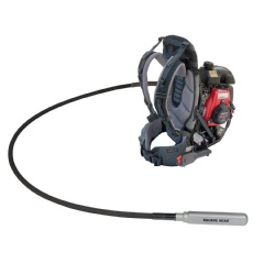 The Wyco ErgoPack discourages injury-prone postures and delays operator fatigue while allowing easy mobility around the job site. With this solution, one user can easily vibrate low- to high-slump concrete with up to a 2-inch head.