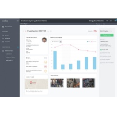 Accentures Energy Fraud Detection advanced analytics application dashboard