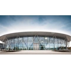 Factory 2050 exterior, showing the rotunda. Source: architects Bond Bryan