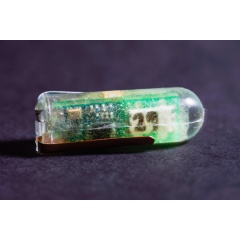 Researchers at MIT and Brigham and Women’s Hospital have designed and demonstrated a small, ingestible voltaic cell that is sustained by the acidic fluids in the stomach.