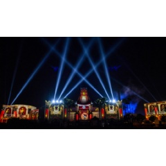 “Wonderful World of Animation” is a new nighttime projection show debuting at Disney’s Hollywood Studios in Lake Buena Vista, Fla., May 1, 2019. (David Roark, photographer)