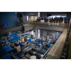 A gallery has been built specifically for visitors to safely enjoy a commanding view of the plant floor below.