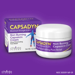 Capsadyn� Launches on Amazon, Offering Non-Burning Capsaicin Pain Relief