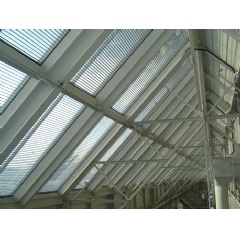 Unicel’s Vision Control integrated louvers support LEED certification.