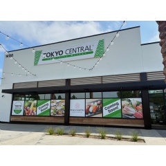 Tokyo Central. Irvine Calif. Grand Opening Banner