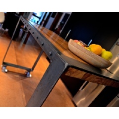 Custom Industrial is a unique furniture and lighting design company specialising in the re-purposing of old machinery, parts and unusual items into exclusive pieces.