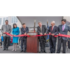 Benefitfocus Customer Success Center grand opening on Feb. 17, 2015.Ray August, Benefitfocus COO; Governor Nikki Haley; Shawn Jenkins, Benefitfocus PresidentandCEO;MasonHolland,Benefitfocus co-founder;Charleston Mayor JosephP. Riley,Jr. andAndy Howel