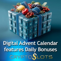CryptoSlots Unveils The 24 Spins of Christmas - A Digital Advent Calendar Packed with Daily Bonuses and chances to win $1M Jackpot