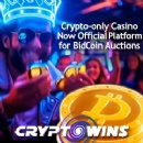 CryptoWins Launches as the Home of BidCoin Auctions Following Major Site Overhaul