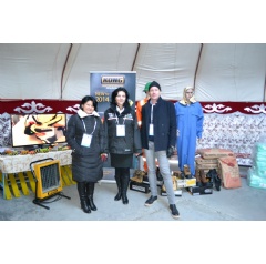 (From left to right): Safar’s Gulnara Knash, Sales Coordinator; Alina Balew, Sales Coordinator; and Jonatan Sahlin, Kazakhstan Country Manager.