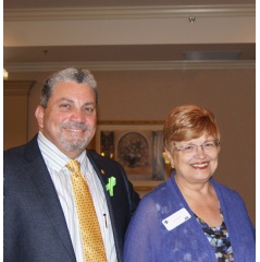 Guy Anastasia USN (ret.), DAV National Service Officer and Jan Jones, president and CEO of The Elizabeth Hospice
