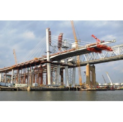 The Goethals project reached substantial completion on June 30, 2018. Congratulations to all who worked on the project for an award-winning year.  --Credit: Kiewit Corporation--