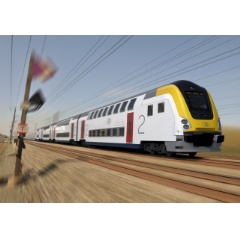 A Bombardier-Alstom consortium is building 445 M7 double-deck trains for Belgian National Railway (SNCB) - Credit: Bombardier-