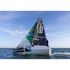 Tom Dolan pictured aboard his new boat.  -CREDIT: Smurfit Kappa-