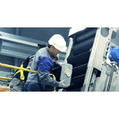 Aqua-Screen P and T: Filter elements can be dismounted from the front in less than 30 minutes. -CREDIT: ANDRITZ-