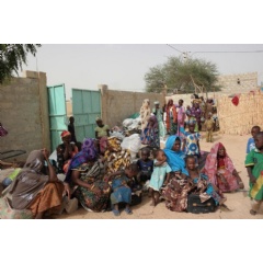 Nigerian refugees seek shelter in Diffa, Niger, in June 2016.   � UNHCR/Ibrahim Abdou