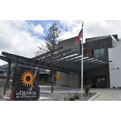 The recently-opened La Quinta Inn & Suites by Wyndham San Luis Obispo Downtown, owned by Andrew Firestone of Stone Park Capital, combines the brand�s Del Sol prototype with local architectural style, including a unique rooftop pool with sweeping view