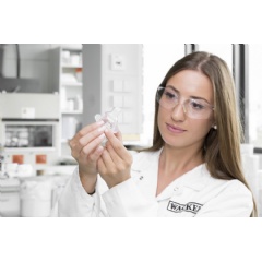 At this year’s K 2019, Munich-based chemical company WACKER will showcase ELASTOSIL® LR 5040. Parts made from the liquid silicone rubber possess very good mechanical properties and do not require thermal post-treatment. (Photo: WACKER)