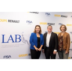 Carla Gohin, Director of Research, Innovation and Advanced Technologies, PSA Group
Stéphane Buffat, Director of the LAB
Sophie Schmidtlin, Alliance Director of Upstream Engineering, Groupe Renault