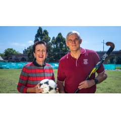 Lord Mayor Clover Moore and Les Wark at The Crescent