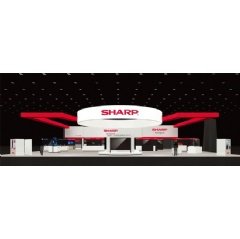 Sharp’s CES booth (image)