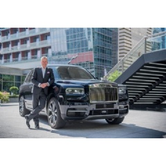 Torsten Müller-Ötvös, Chief Executive Officer, Rolls-Royce Motor Cars With Rolls-Royce Cullinan