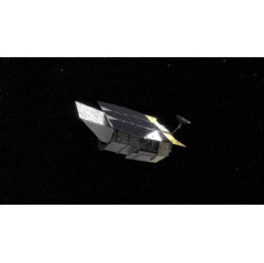 Illustration of NASA�s Wide Field Infrared Survey Telescope (WFIRST) Credits: NASA