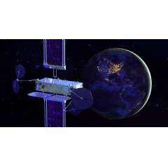 Artistic view Thales Alenia Space /Briot