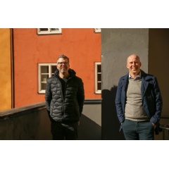Left to Right: Joel Hofgren, Cloud Infrastructure & Engineering lead at Accenture together with Jon Persson, CEO and founder of Cygni