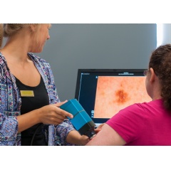 Dr Sally Shaw- a skin cancer expert at Peninsula Skin Cancer Centre, specialising in early detection and treatment of skin cancer especially melanoma.