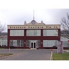 The American Metro Complex in the former American Standard Sanitary Manufacturing Company building.