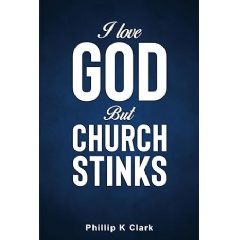 Author Phillip Clark signs copies of his book “I Love God But Church Stinks” at the 39th Printers Row Lit Fest