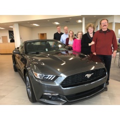 L to R: Tommy Hiller, Jay Hiller, Susan Hiller, Rose Wiza, Sandra Kraft and Gary Kraft