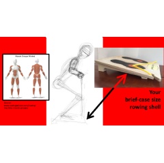 Infographic about the Rocket Rower XSQ for 