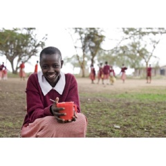 A study modeling the impact of a planned universal national school meals program on Kenya�s economy was recently launched by the UN World Food Programme with the support of Thai Union. Photo credit: WFP/Rein Skullerud