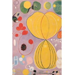 Hilma af Klint
The Ten Largest, No. 7., Adulthood, Group IV, 1907
Tempera on paper mounted on canvas, 315 x 235 cm
Stiftelsen Hilma af Klints Verk.
Photo: Albin Dahlström/Moderna Museet.