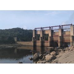 Yecla de Yeltes Dam in Spain was removed in April 2018. -© WNF