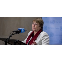 UN Photo/Laura Jarriel
United Nations High Commissioner for Human Rights Michelle Bachelet (file).