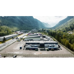 The new data center will be 100 percent powered by hydropower.