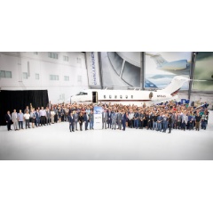 100th delivery of a Challenger business aircraft to NetJets