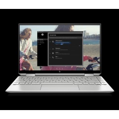 The HP Spectre x360 13 is 13% smaller versus the previous generation, with a system Y dimension reduction of 23.4 mm, the top border reduced by 12 mm, and the bottom border reduced by 15 mm.