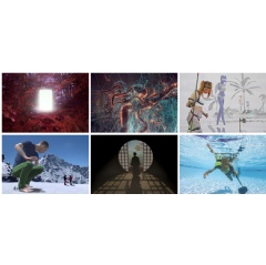 Solastalgia, photo by Marine Bigourie; Hypha, courtesy of Sundance Institute; Anti-Gone, courtesy of Sundance Institute; Dance Trail, courtesy of Sundance Institute; The Book of Distance, courtesy of Sundance Institute; Spaced Out (Sundance)