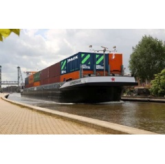 W�rtsil� and its fellow ZES partners are committed to promoting emissions-free operations for inland waterway transport. Copyright: ZES.